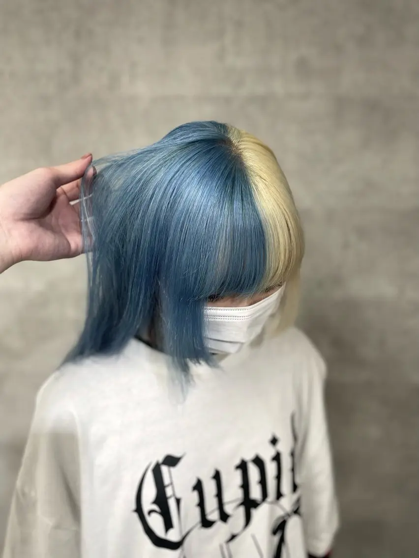 カラー ヘアカラー yasuハイトーン/ デザインカラーのヘアスタイル