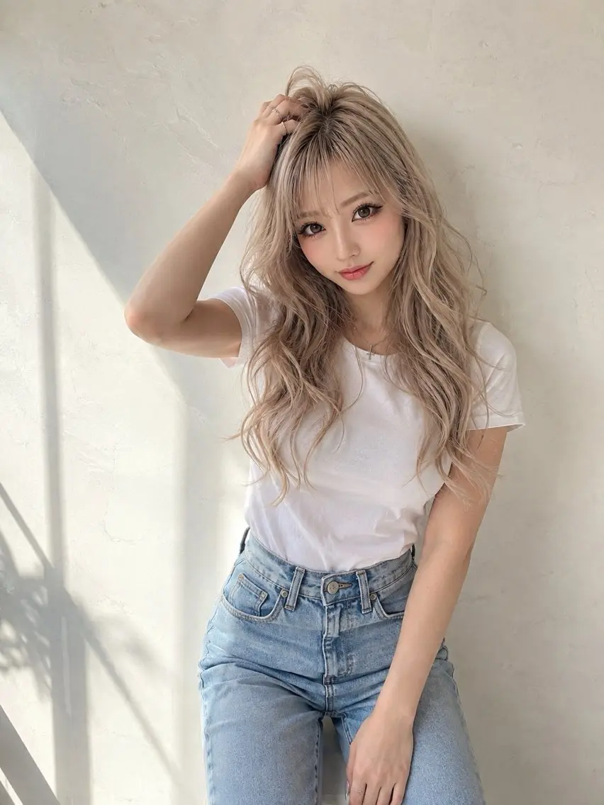 セミロング カラー ヘアアレンジ onono セキケイタのヘアスタイル