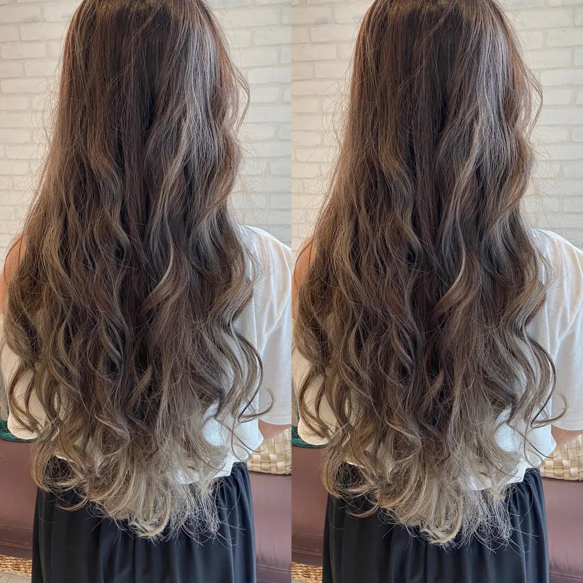 ロング カラー ヘアカラー トリートメント 浅川 実行のヘアスタイル