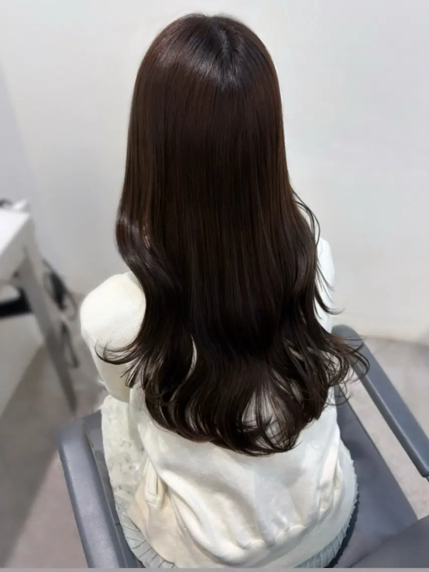 ロング カラー ヘアカラー 無料カットモデル💞 ピンク💞みどりのヘアスタイル