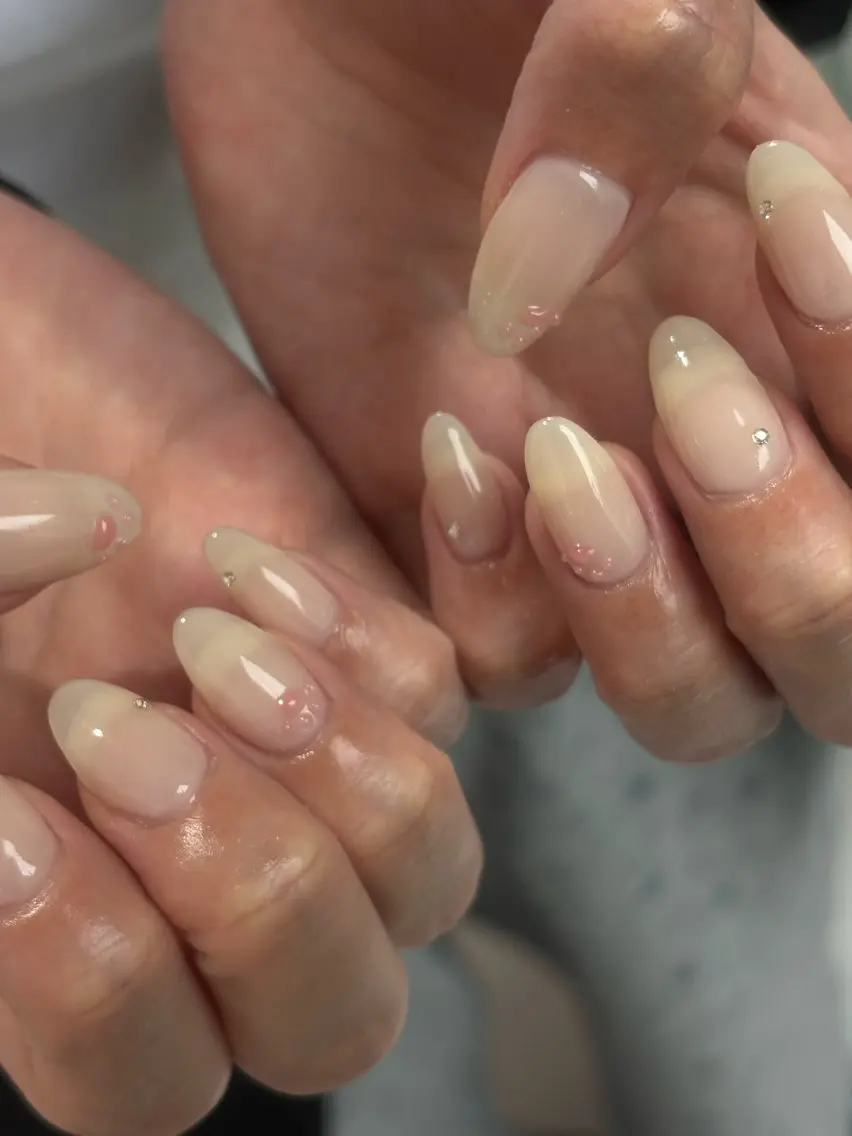 ネイル ハンドネイル CLALA Tokiho 🖤:のネイルデザイン
