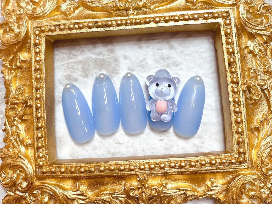 ネイル ハンドネイル マジック ミラーのネイルデザイン