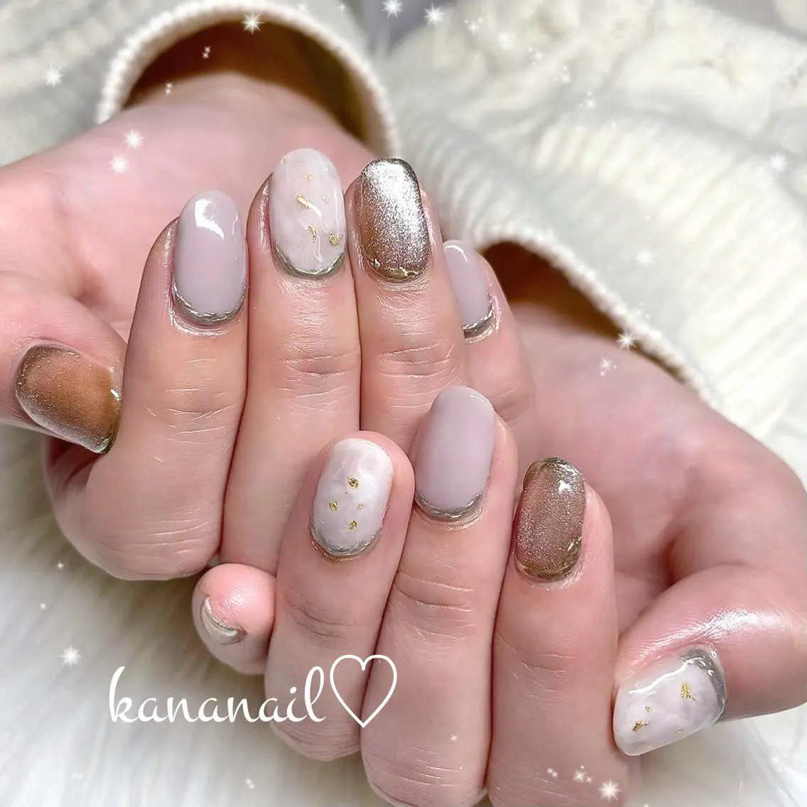 ネイル アートネイル ニュアンスネイル kananail🎀 桜木町ネイルのネイルデザイン
