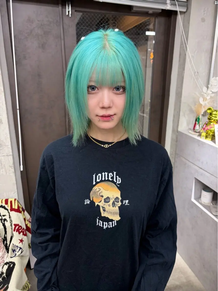 ミディアム カラー 🎀推しカラー🎀 Harunaのヘアスタイル