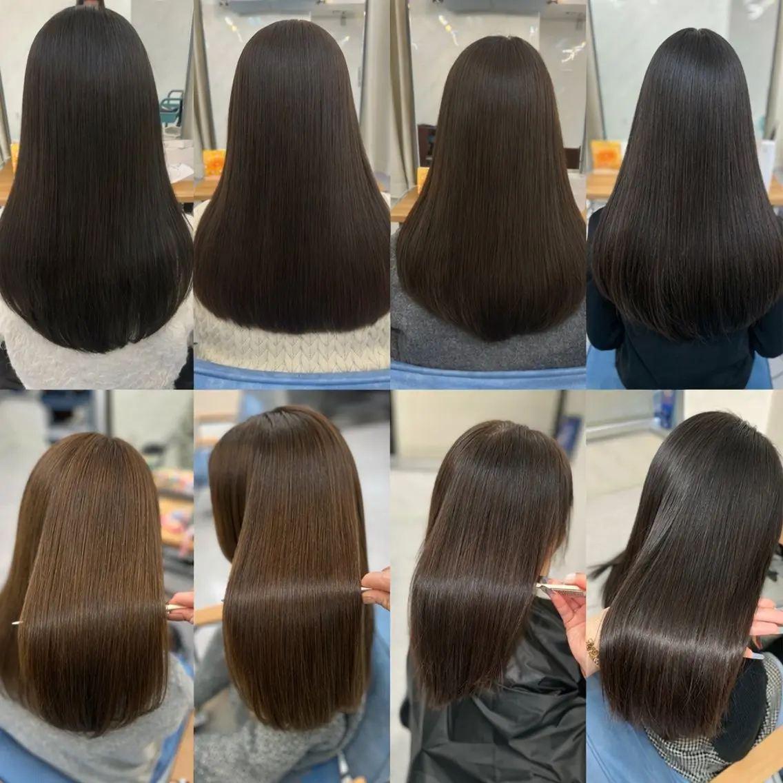 ロング カラー 髪質改善 韓国風ヘア 縮毛矯正 トリートメント 酸性ストレート カット ヘアカラー トリートメント 髪質改善🩵縮毛矯正 代々木/木下のヘアスタイル