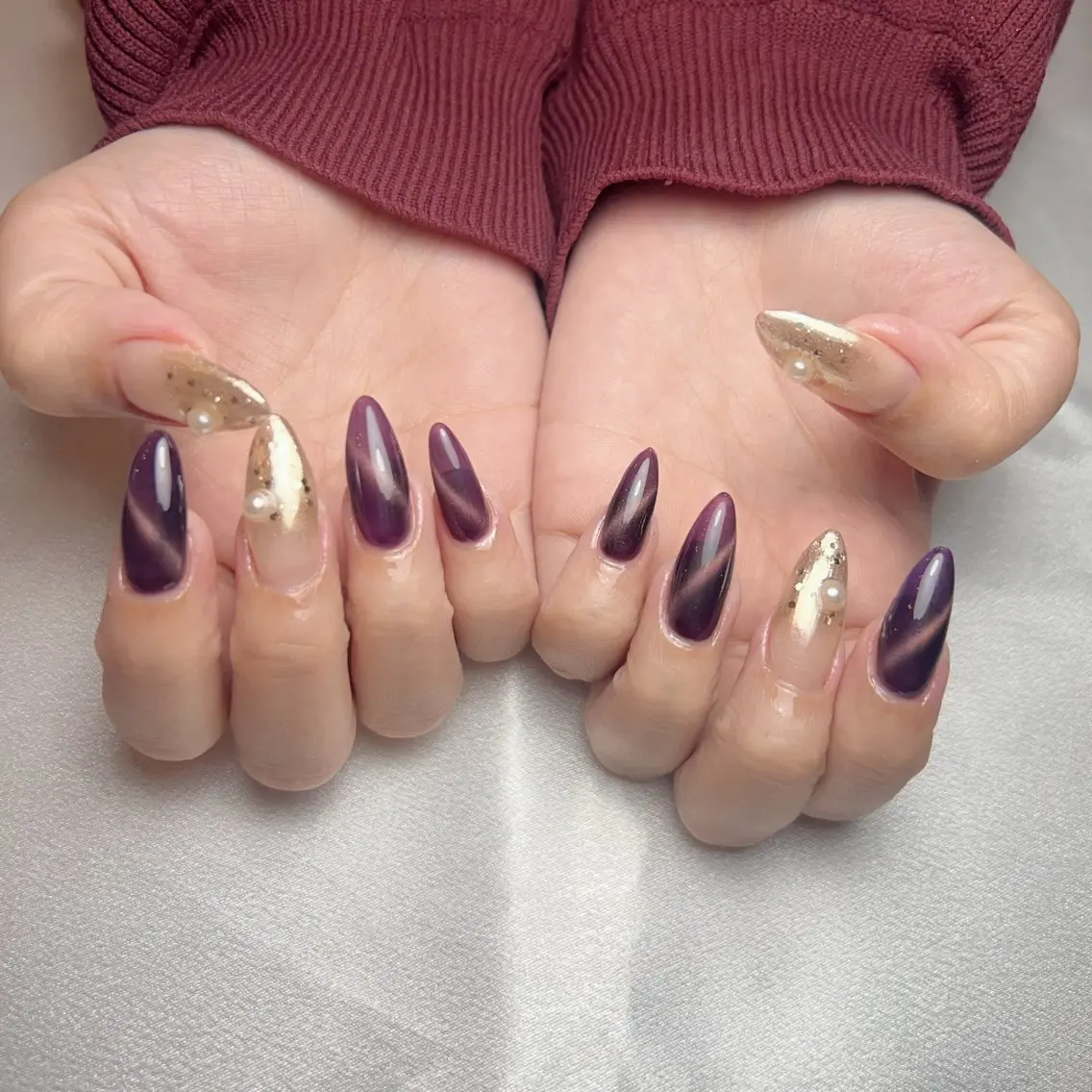 ネイル マグネットネイル ハンドネイル r.nail BYα 柳瀬のネイルデザイン