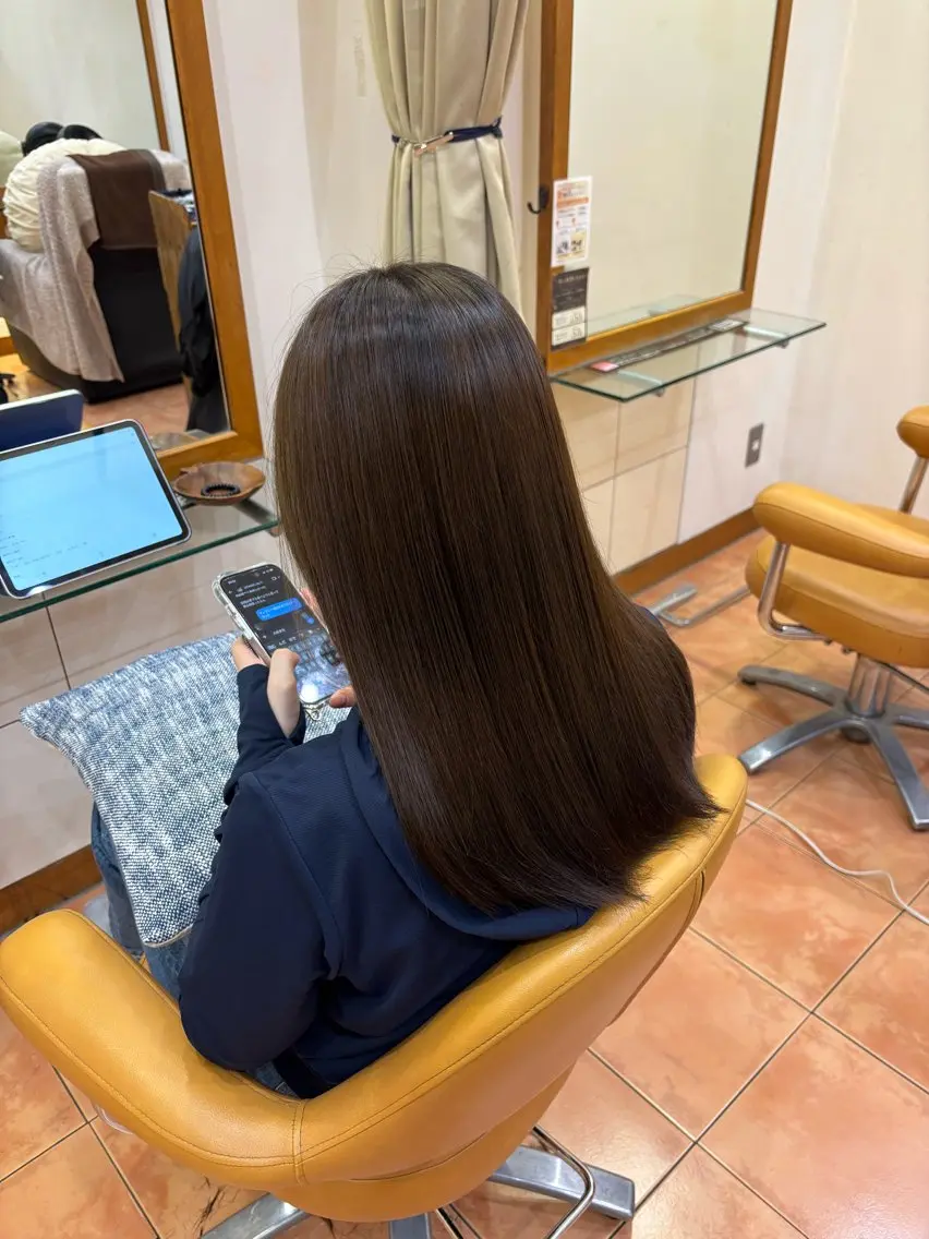 ミディアム カラー ベージュカラー ブラウンカラー オリーブベージュ 🌼藤川 波澄🌼のヘアスタイル