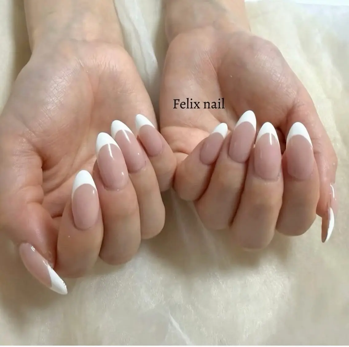ネイル ハンドネイル Felixnail TANAKA🐰🤍のネイルデザイン