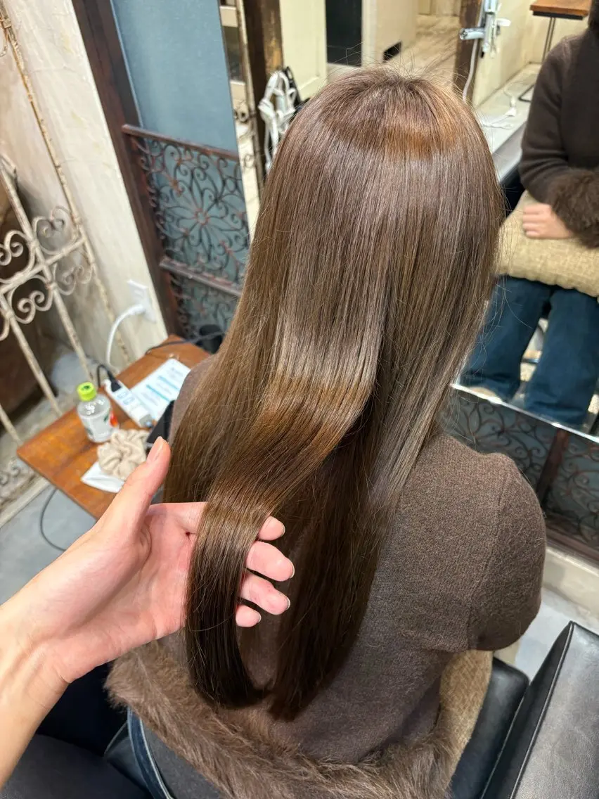 ロング トリートメント 工藤 暖 /透明感カラーのヘアスタイル