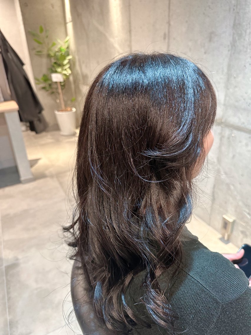 カラー ブルーカラー I’llまぃまぃ 南吹田️のヘアスタイル