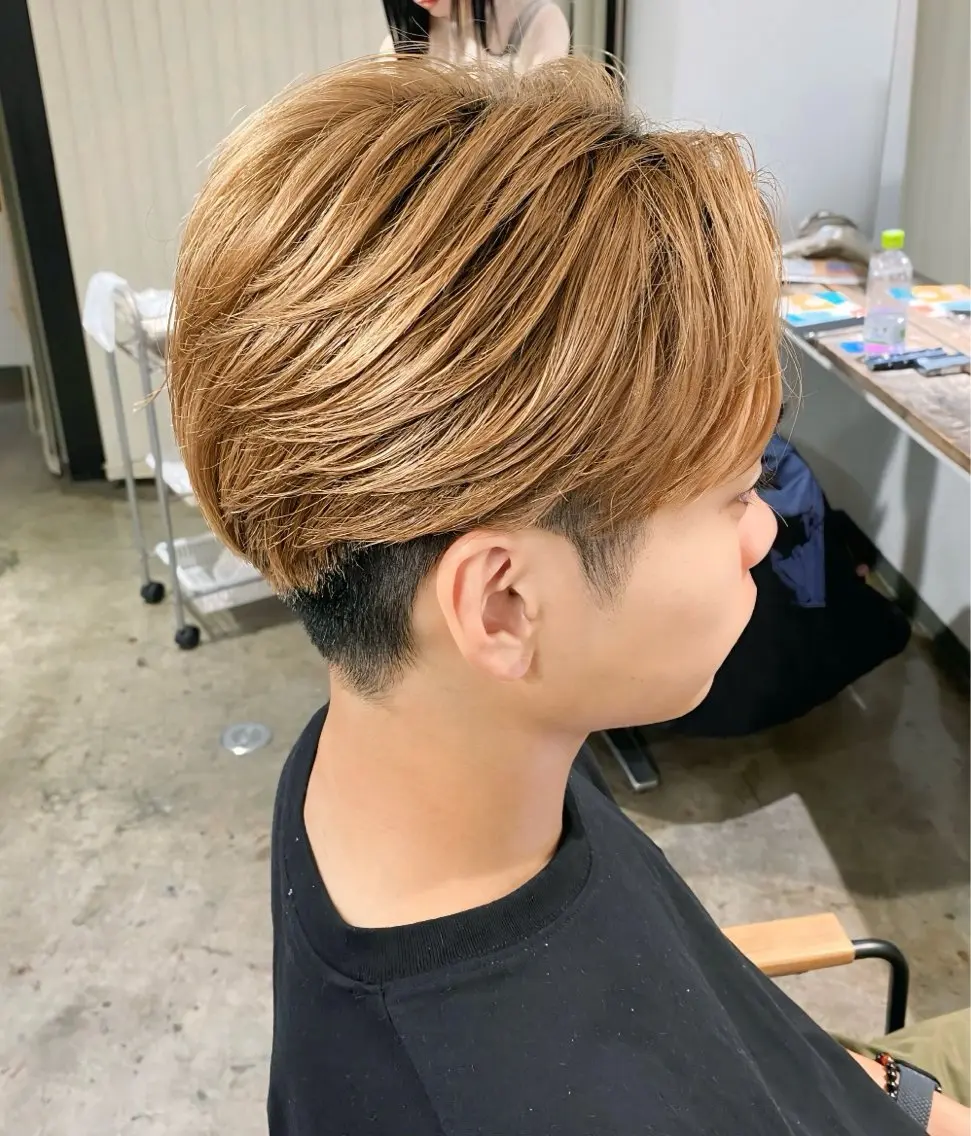 パーマ メンズ センターパート メンズパーマ 特化/中川拓也のヘアスタイル