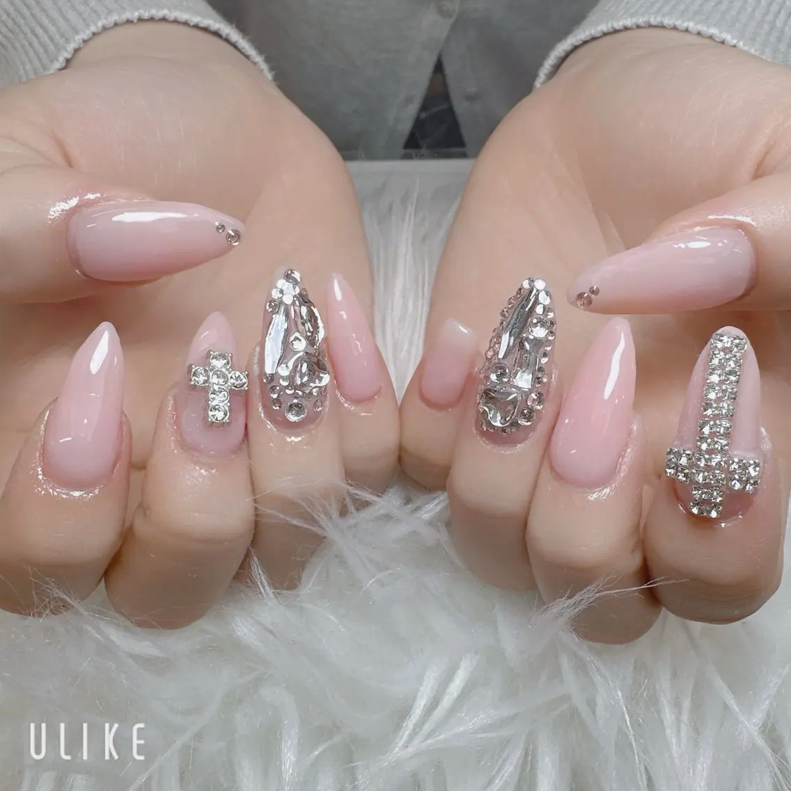 ネイル 長さ出し ネイルチップ UMIE  NAIL かんえのネイルデザイン