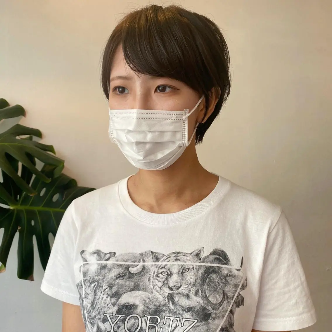 ショート カラー ヘアアレンジ アッシュ アッシュブラウン ブラウンカラー ショートヘア カット ヘアカラー トリートメント ヘッドスパ ナカジマ ボブ/レイヤーのヘアスタイル