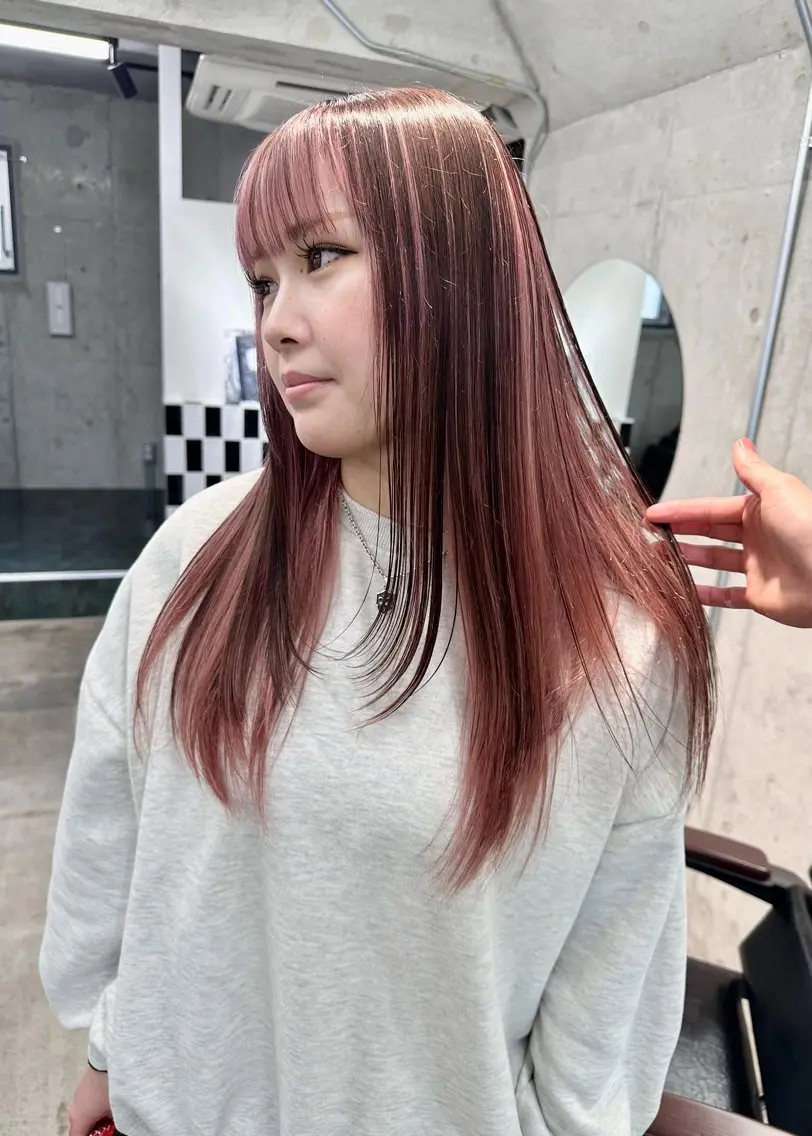 カラー ⭐️ハイトーン⭐️ 💕SAKURA💕のヘアスタイル