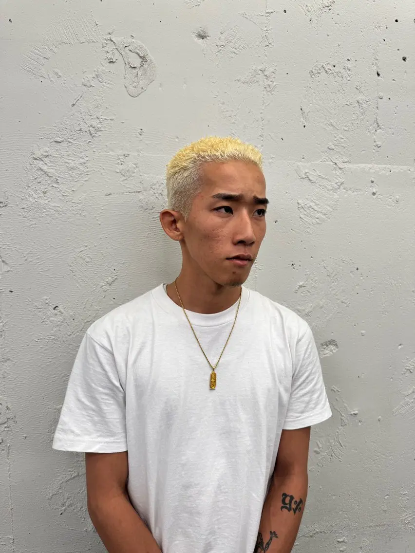 ショート カラー パーマ メンズ メンズパーマ カット ヘアカラー パーマ 💈メンズ特化💈 TASUKUのヘアスタイル