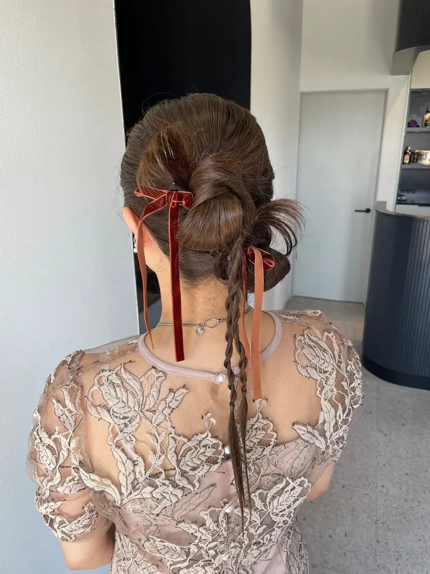 ヘアセットの写真