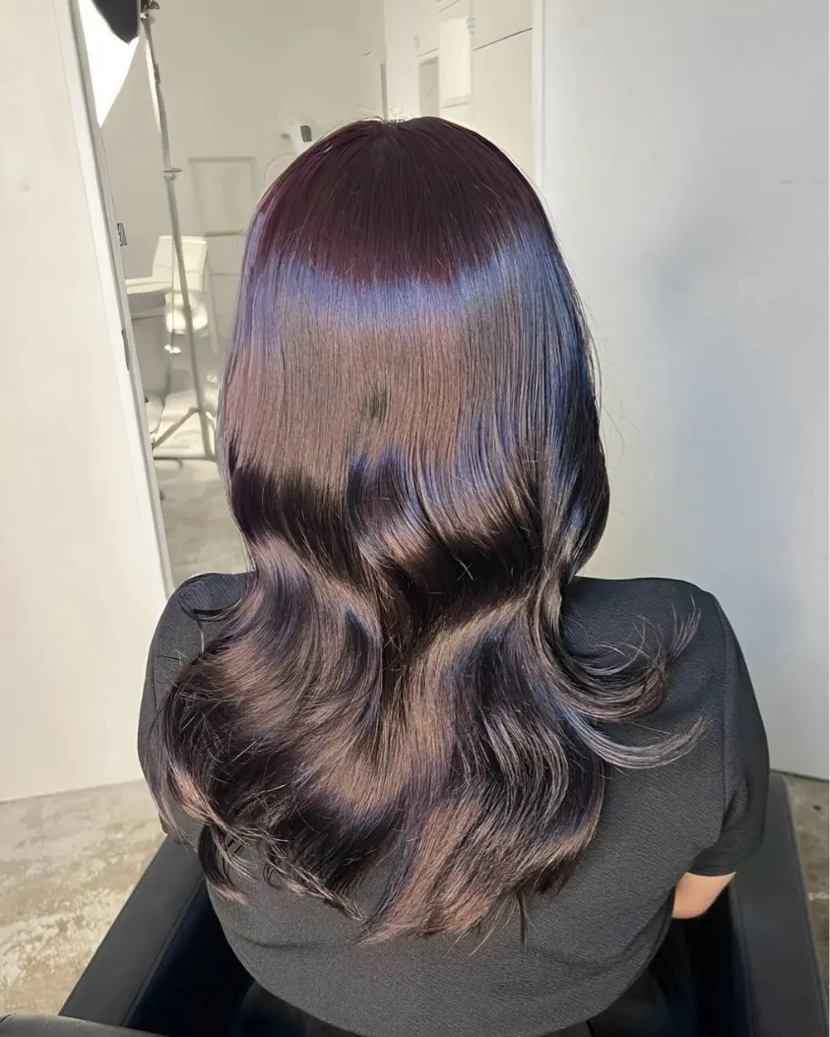 ミディアム カラー ヘアアレンジ 🌎カット＆Wカラー 🌎KANAMIのヘアスタイル