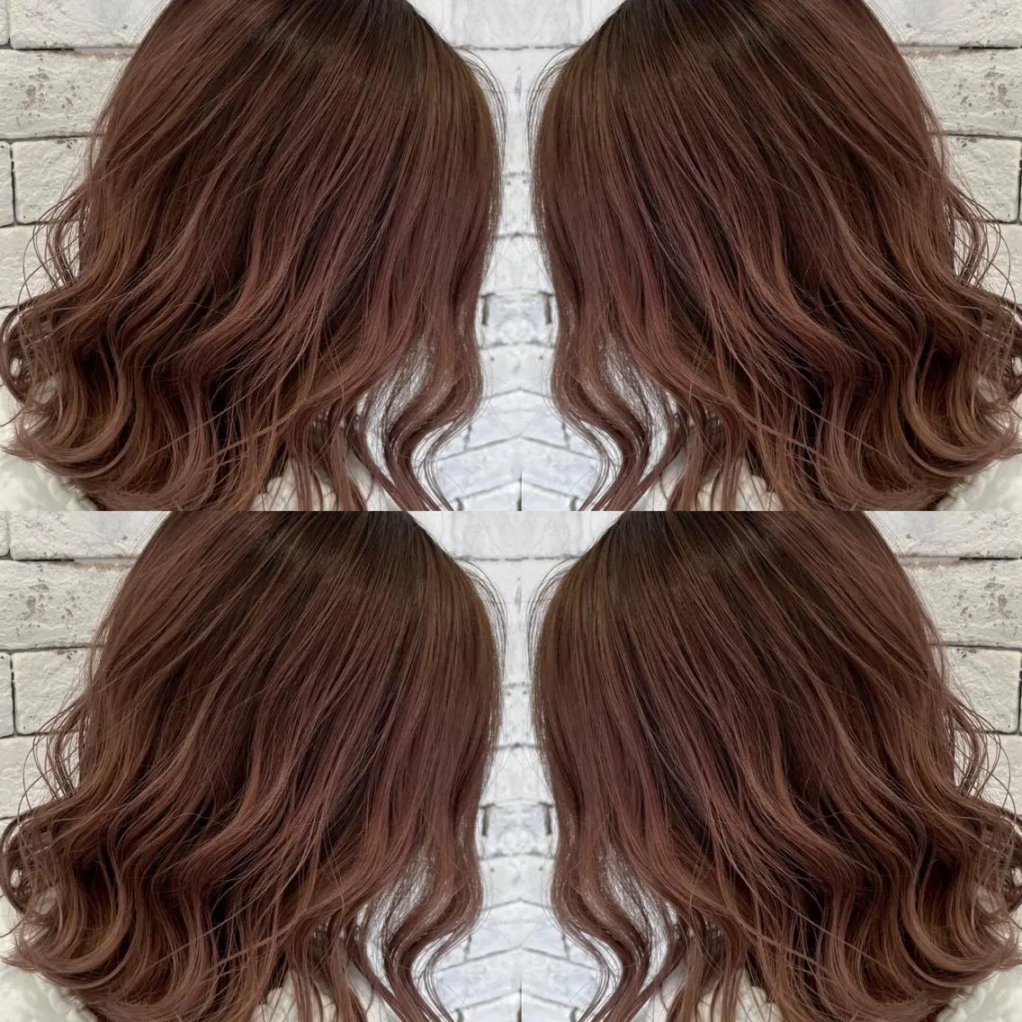 ミディアム カラー バレイヤージュ レイヤーカット ギャルの革命児 秀斗のヘアスタイル
