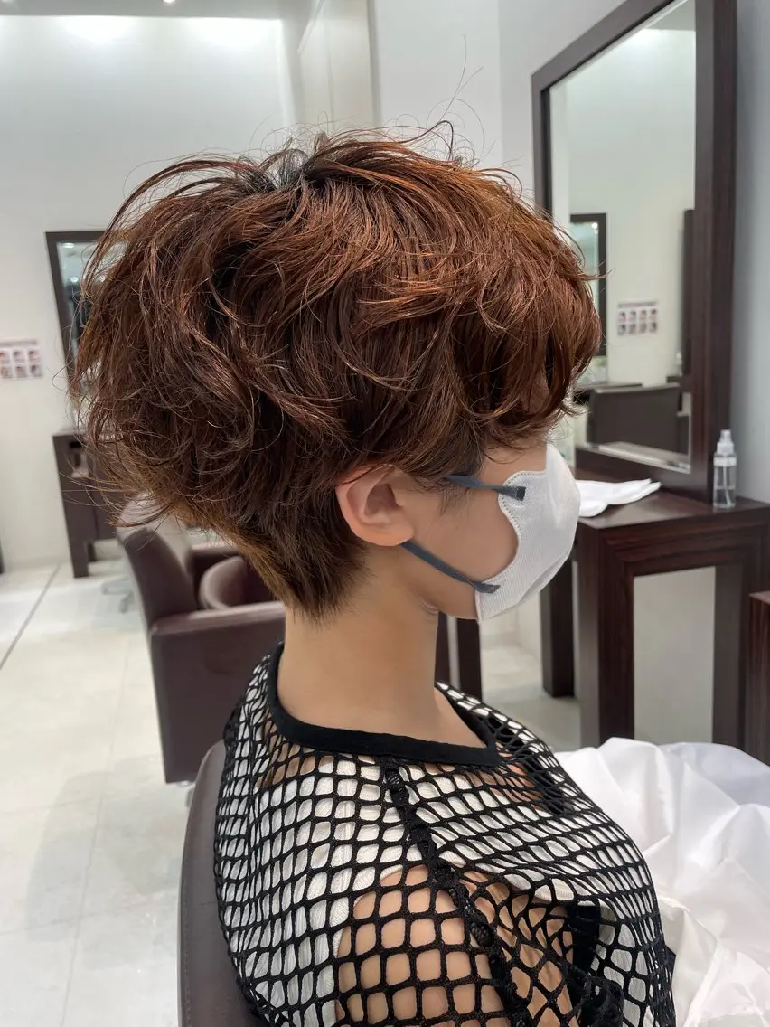 ショート パーマ 【千葉駅南口歩1分】 MAKAのヘアスタイル