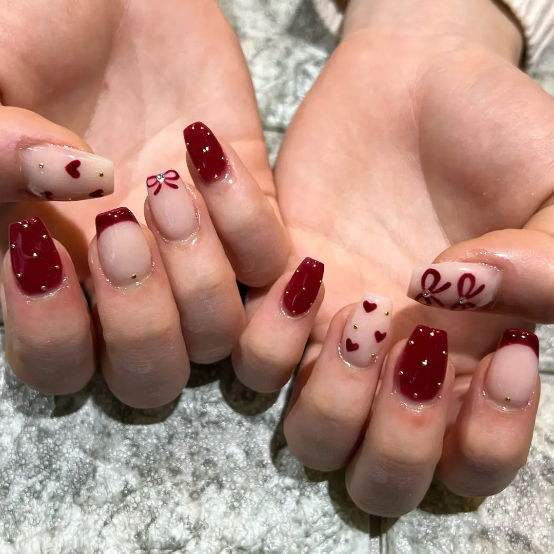 ネイル ハンドネイル アクリルスカルプ𓆈 RounGe町田店のネイルデザイン