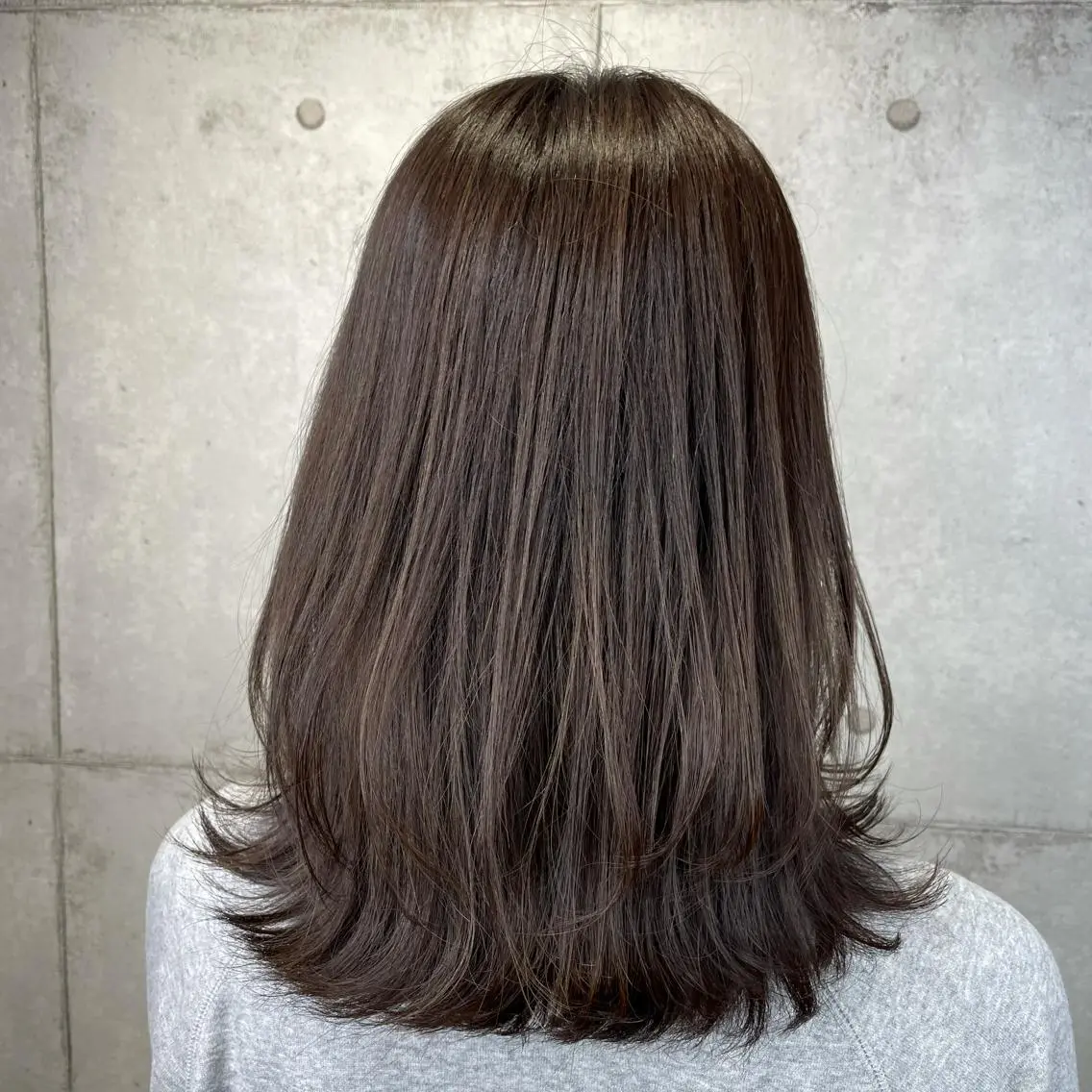 ロング カラー ヘアカラー トリートメント newi 池袋のヘアスタイル