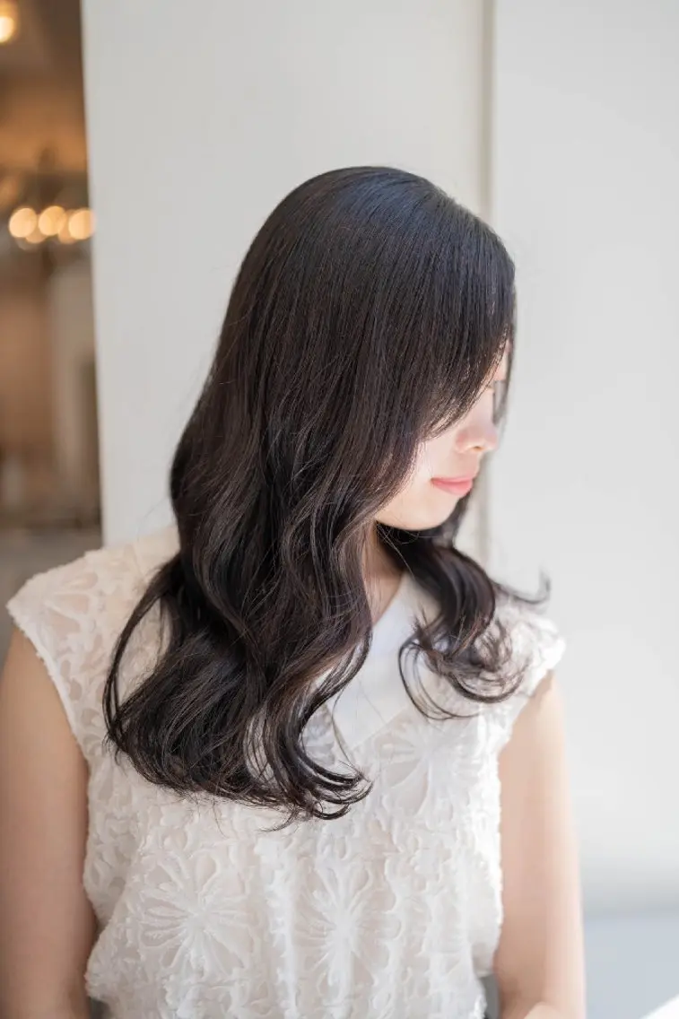 カラー ロング ヘアカラー トリートメント Lazo/ 原弥和子のヘアスタイル