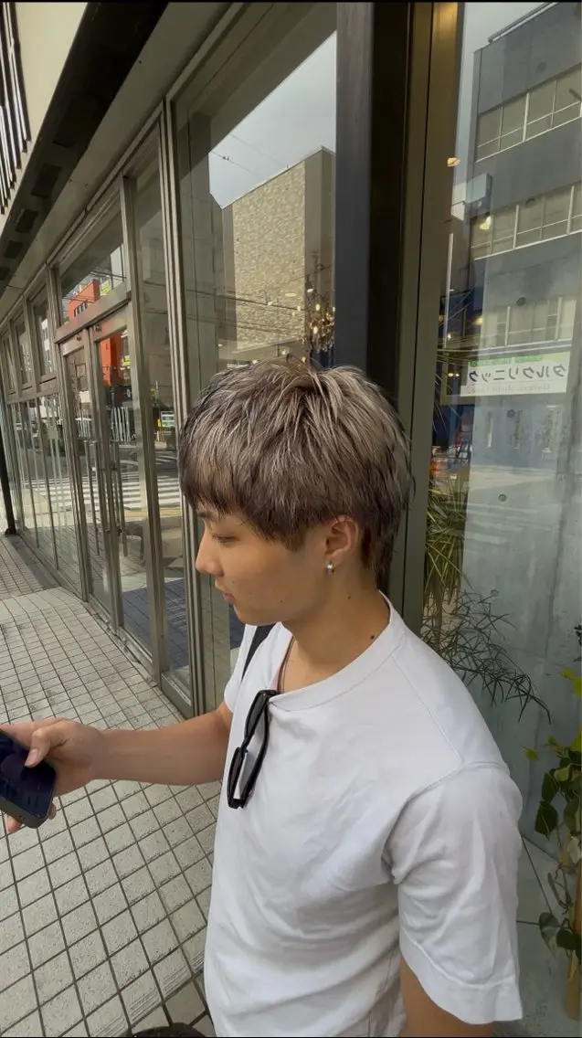 ショート ショートヘア ヘアカラー ひらいし はじめのヘアスタイル