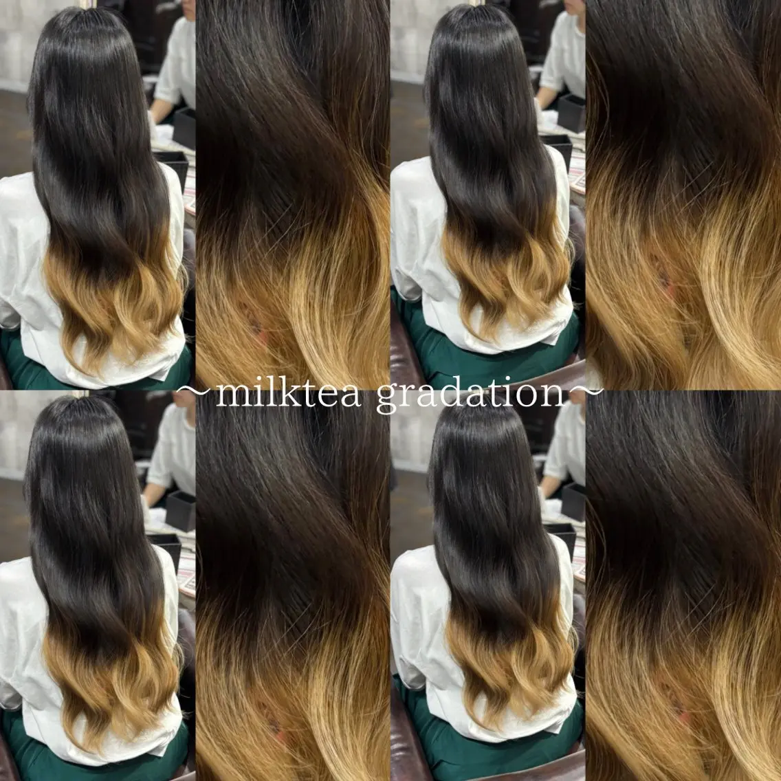 ロング カラー アディクシーカラー アッシュ ブリーチ デザインカラー ダブルカラー ヘアカラー 透明感ハイトーン カラー🦋🌧希咲のヘアスタイル