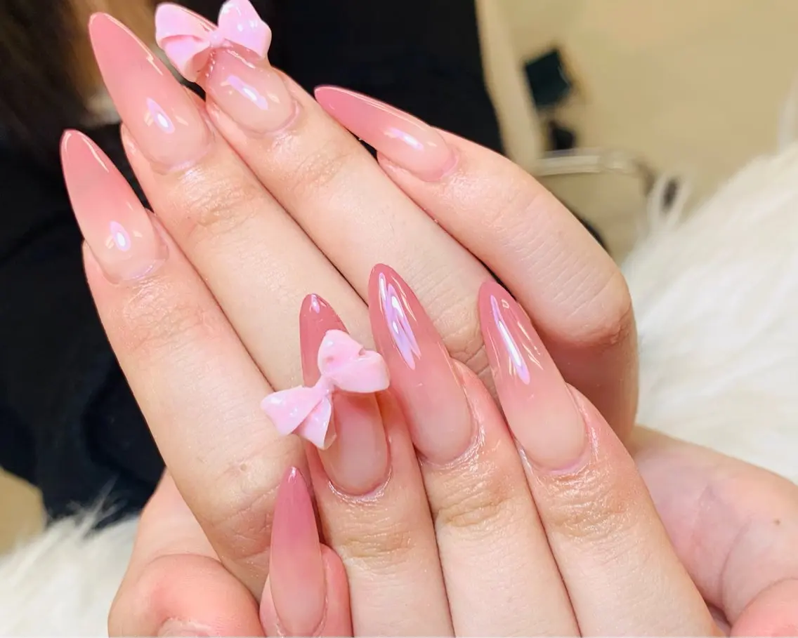 ネイル チークネイル 長さ出し フットネイル 韓国ネイル マグネットネイル ハンドネイル ハンドケア AN NAIL _HOAのネイルデザイン