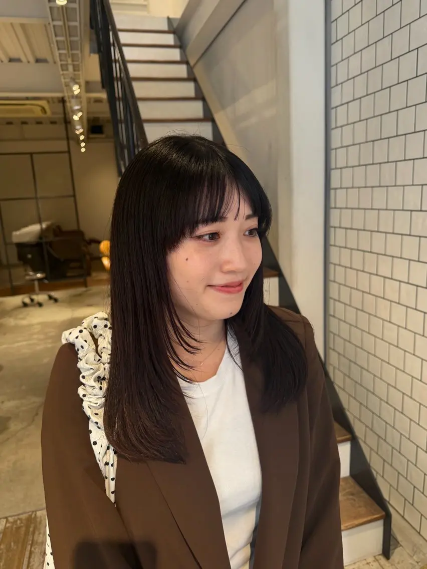 ミディアム ayana |京都美容室のヘアスタイル