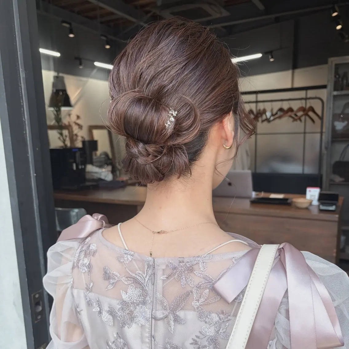 ロング ヘアセット メイ🩰ブリーチなし ダブルカラーのヘアスタイル