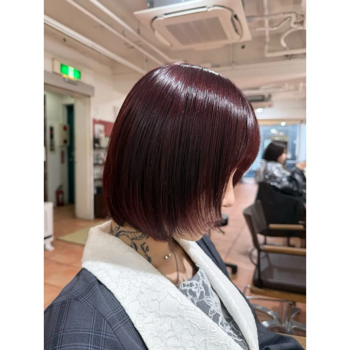 ショート カラー ヘアアレンジ カット ヘアカラー トリートメント 🦋エクステ/透明感 カラー🦋宮川莉央のヘアスタイル