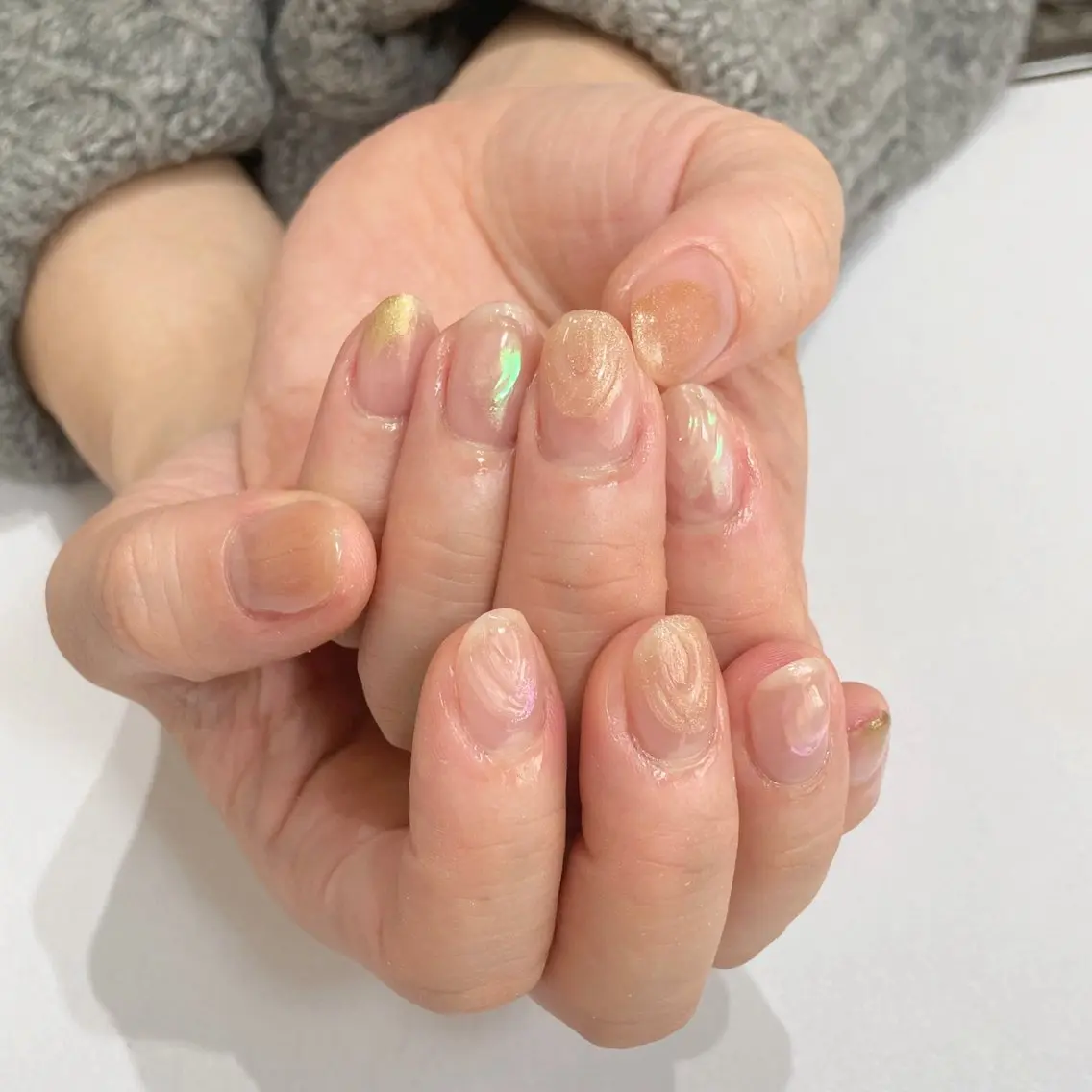 ネイル アートネイル 持ち込み 下城 葵のネイルデザイン