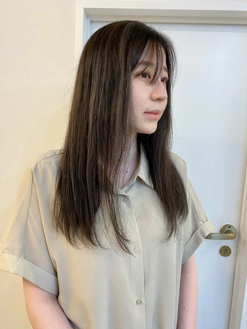 ロング カラー デザインカラー ichika/福岡 /透明感カラー🤎のヘアスタイル
