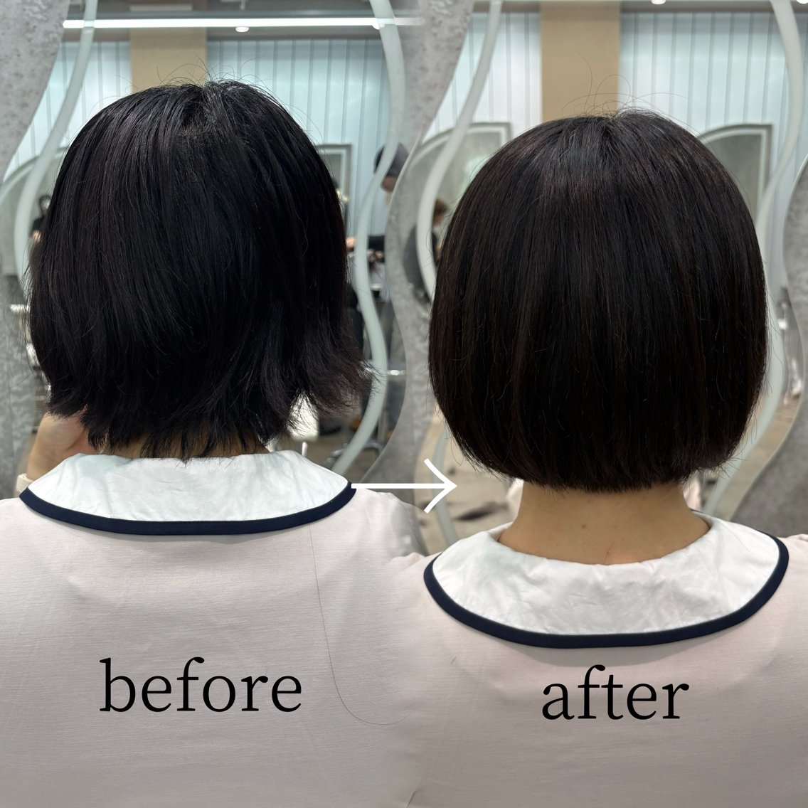 ショート カラー ベージュカラー ブリーチ 透明感カラー ダブルカラー グレージュ レイヤー🍀ボブ 浦和🍓YUIのヘアスタイル