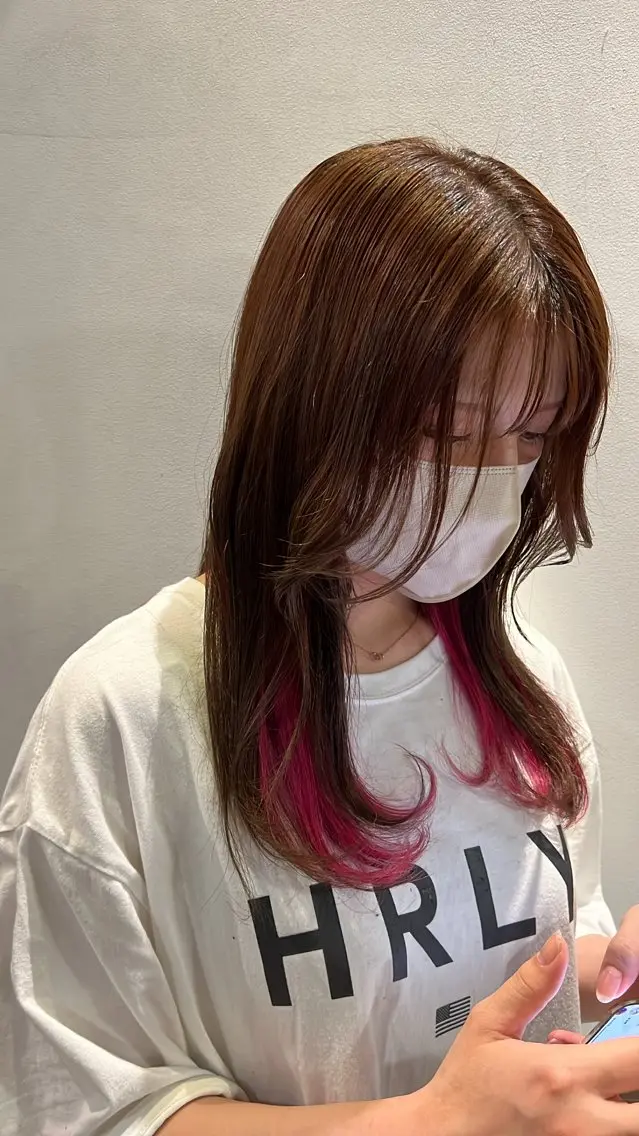 ミディアム レイヤーパーマ＊ NOBUのヘアスタイル