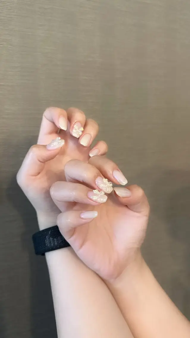 ネイル リボン ハンドネイル tee nailのネイルデザイン