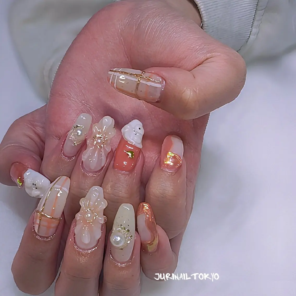 ネイル ハンドネイル フットネイル ハンドケア jurinail tokyoのネイルデザイン