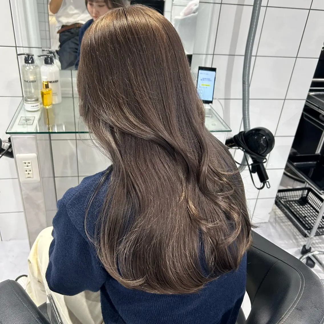 ロング カラー ヘアカラー トリートメント 表参道/透明感カラー /暗髪/ジュキヤのヘアスタイル