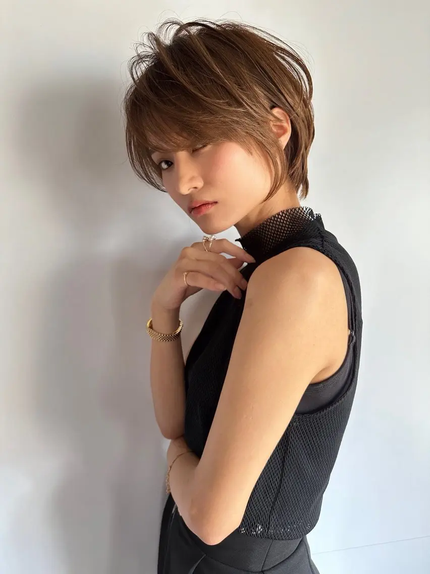 ショート ✄安野祥華銀座大人 絶壁解消ショート✄のヘアスタイル