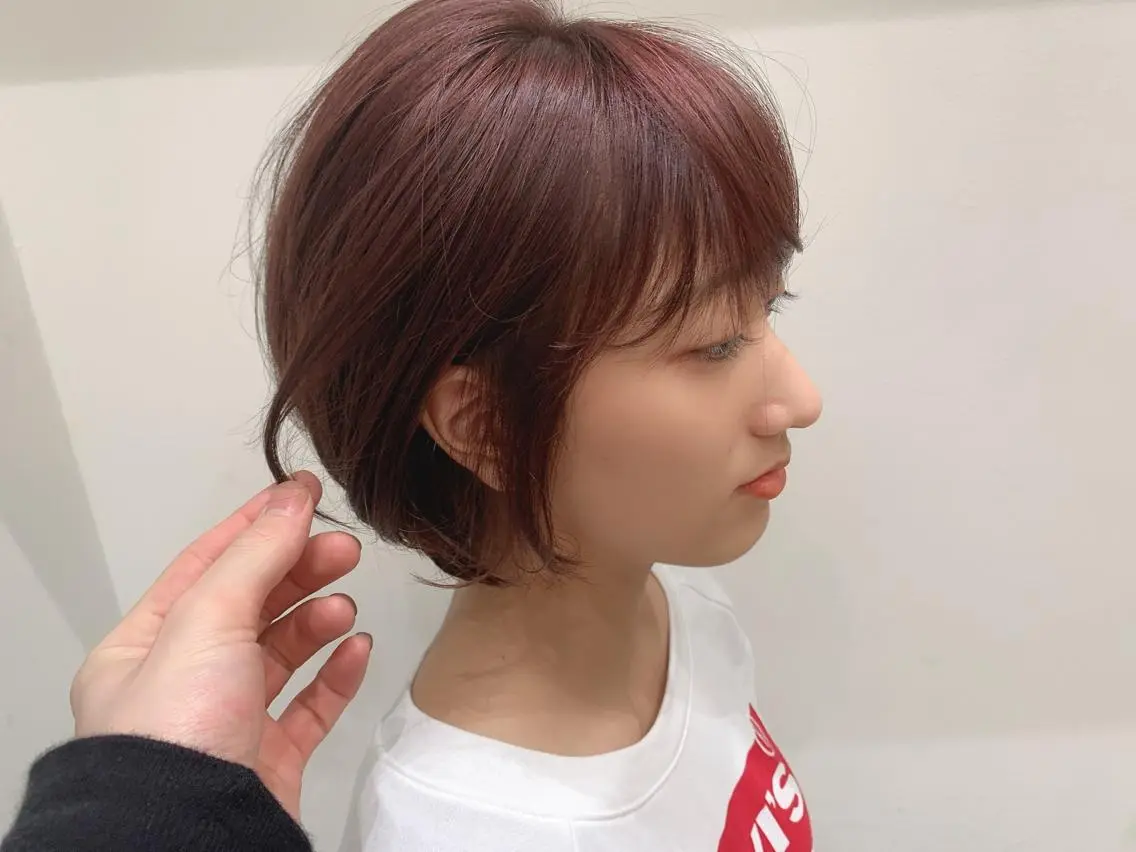 ショート くびれヘア ショートヘア 原田 大希のヘアスタイル