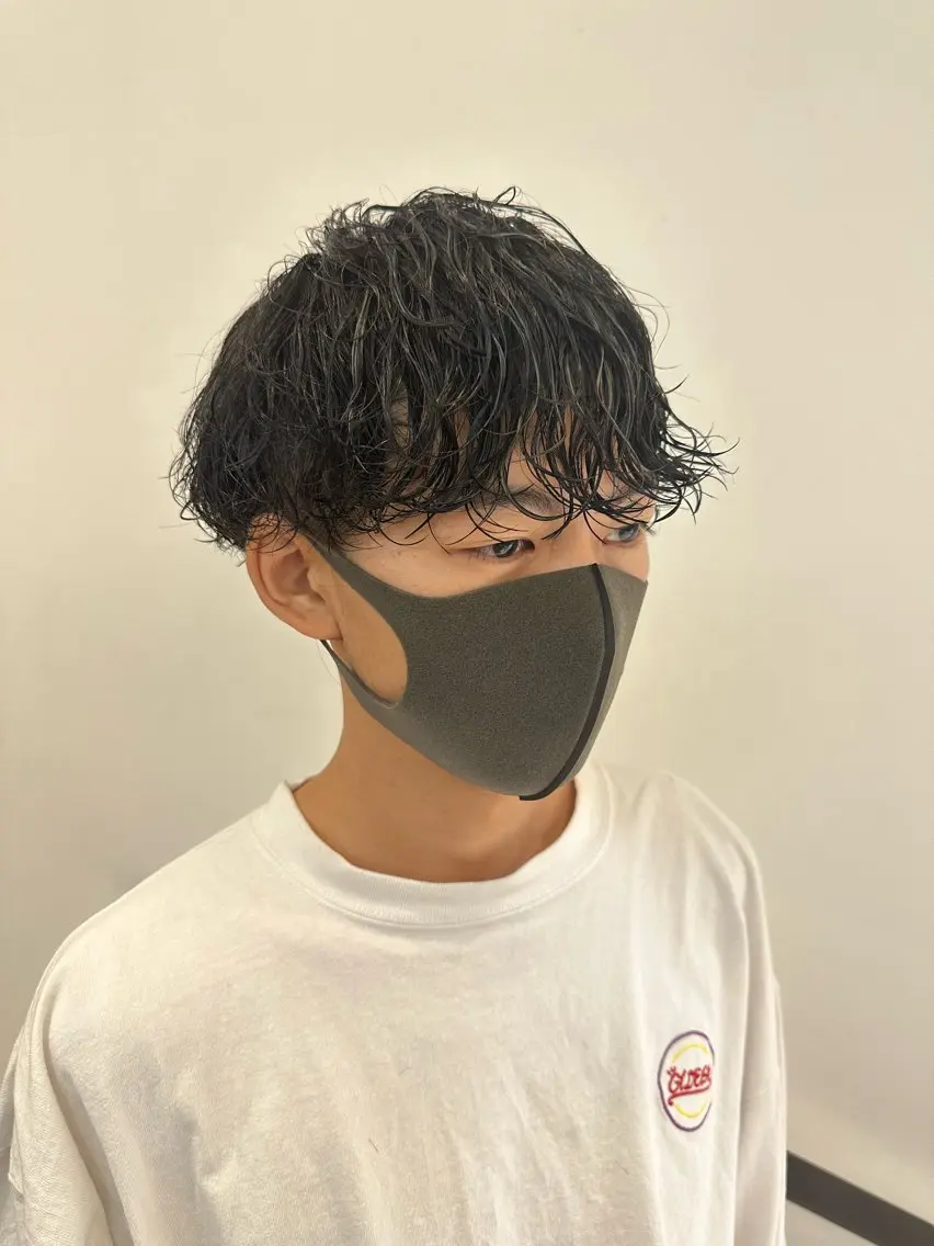 パーマ ツイストスパイラルパーマ スパイラルパーマ カット パーマ メンズ特化/ 安藤太一のヘアスタイル