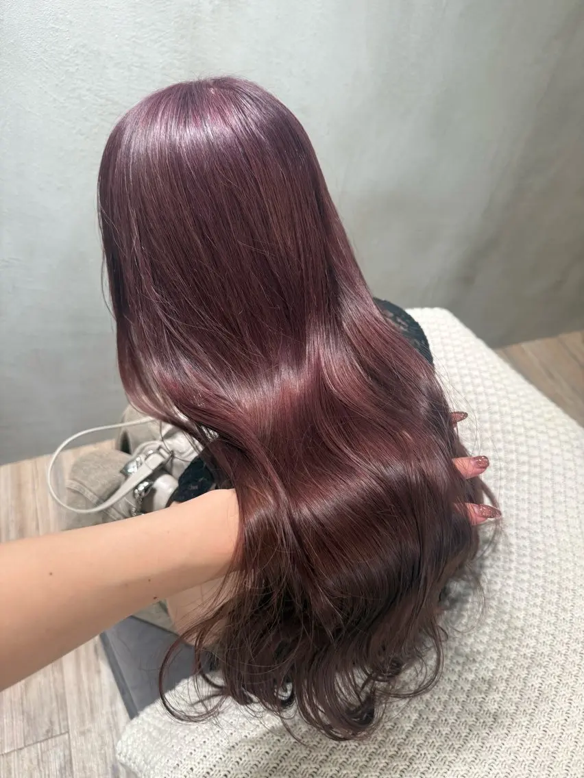 セミロング トリートメント ヘアカラー 縮毛矯正 sand🎀 Ricoのヘアスタイル