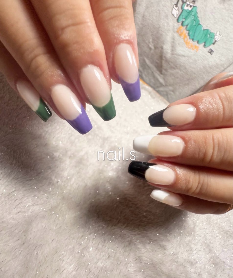 ネイル 長さ出し フレンチネイル オフィスネイル ハンドネイル nail.s misatoのネイルデザイン
