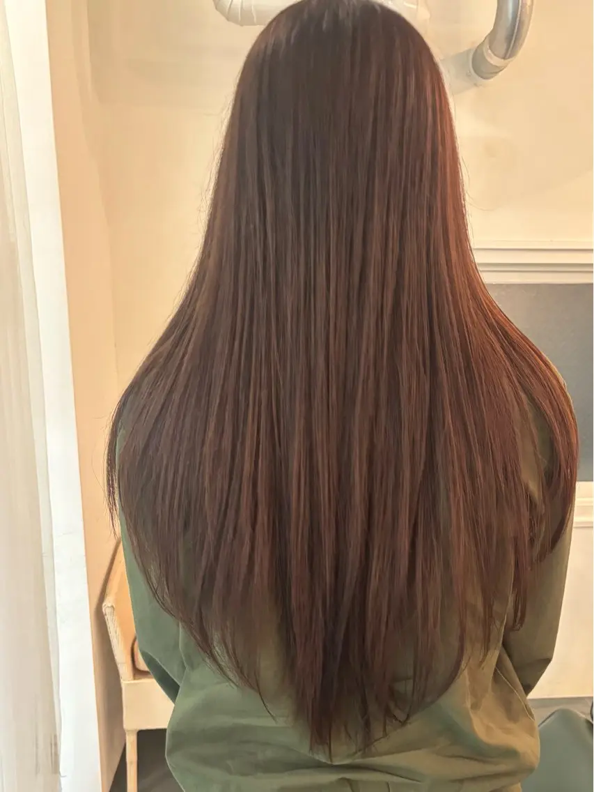 ロング カラー ヘアカラー Terve. 梅沢 彩菜美のヘアスタイル