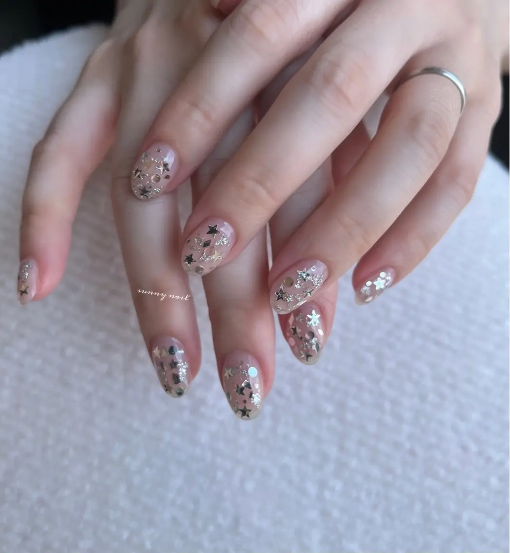 ネイル ジェルネイル パラジェル 夏ネイル sunny nailのネイルデザイン