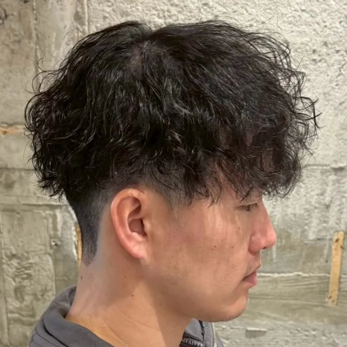 パーマ メンズ 【束感セット】 あおいのヘアスタイル