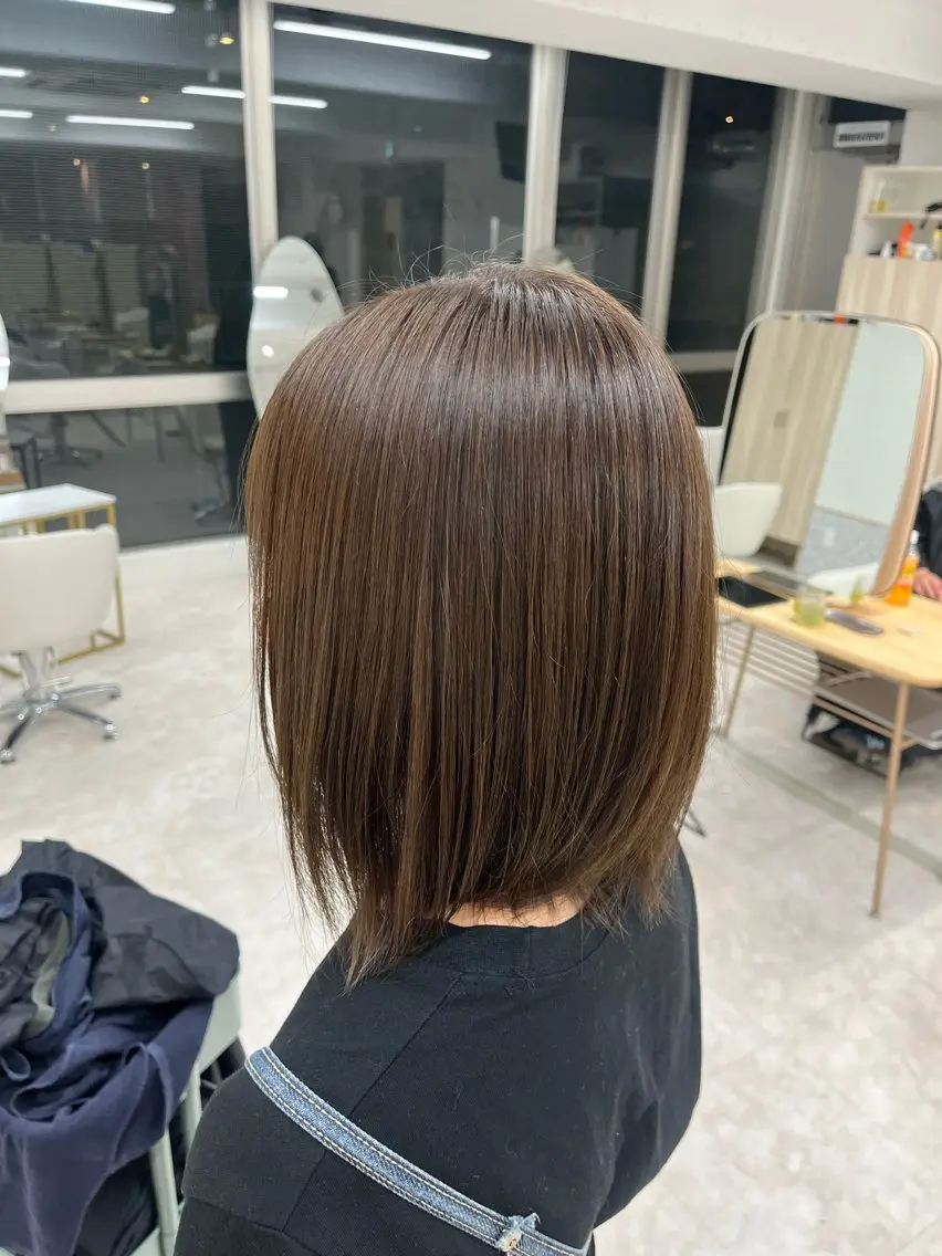 カラー ナチュラルヘア🦋 のの  YECCAのヘアスタイル