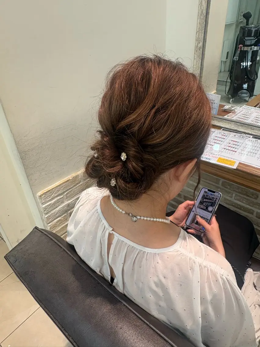 ヘアアレンジ ヘアセット もえ🦋🫧韓国風/ ヘアアレンジのその他イメージ