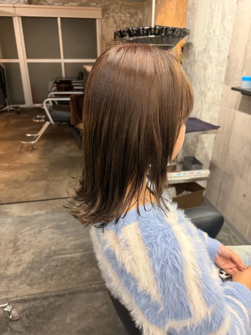 セミロング ヘアカラー Kyosuke/コワ ファースト長崎2ndのヘアスタイル